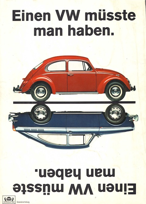 Volkswagen-Werbung von 1966