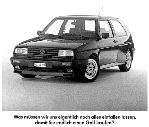 Artikelbild Was müssen wir uns eigentlich noch alles einfallen lassen, damit Sie endlich einen Golf kaufen?