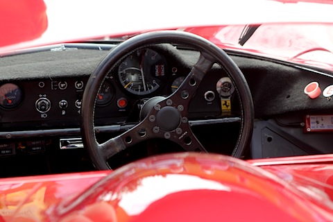 Interieur des Dino 206 S Werksprototypen von 1965