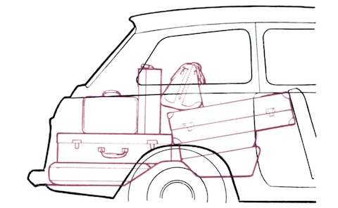 Austin A40 - Beladungshinweise