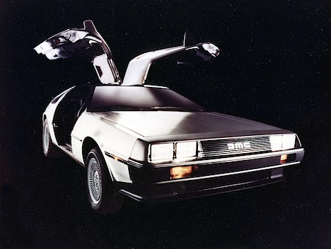 De Lorean DMC-12 von 1982 mit Edelstahl-Karrosserie