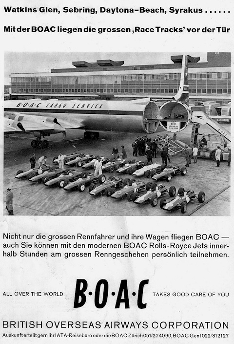 Artikelbild Der Transport der Formel-1-Boliden einst und heute