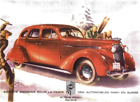 Nash-Werbung in der Illustrierten Automobil Revue von 1937