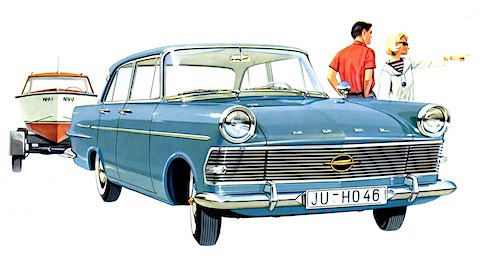 Opel Rekord von 1962 für Freizeit und Familie
