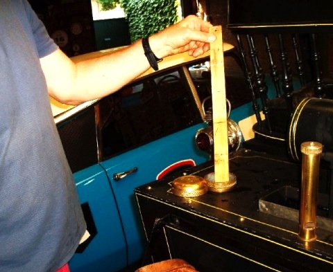 Pegelmass beim Rochester Steamer