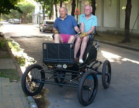 Fahren mit dem Rochester Steamer
