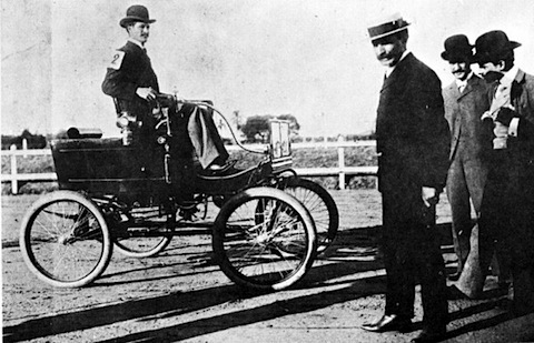 Historische Aufnahme des Rochester Steamer