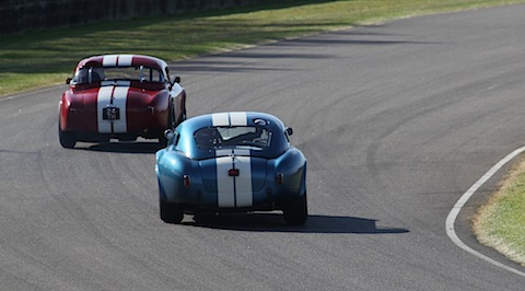 Shelby Cobras ausgangs Kurve 1