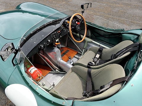 Cockpit des Aston-Martin DBR1/2 von 1957