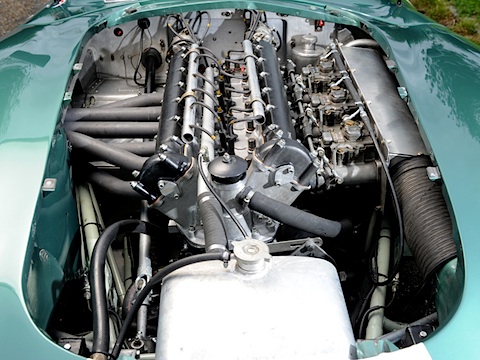 Reihensechszylinder-Motor im Aston-Martin DBR1/2 von 1957