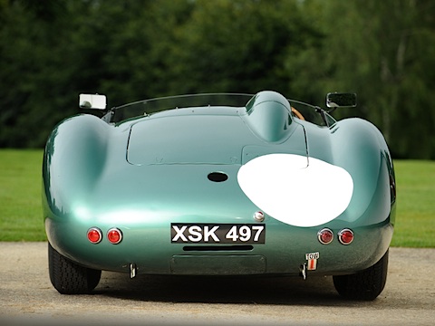 Aston Martin DBR1/2 von 1957 - Heckansicht