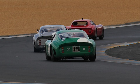 Nicht nur in Rot - Ferrari 250 GTO anlässlich der Le Mans Classic 2012