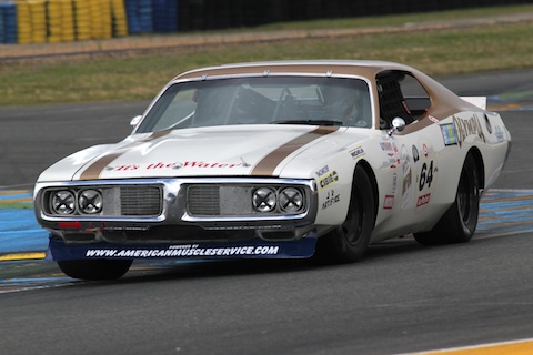 Dodge Charger von 1976 an der Le Mans Classic 2012