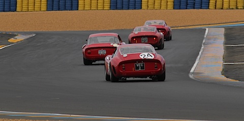 Ferrari 250 GTO - Präsentation von 23 GTO anlässlich der Le Mans Classic 2012