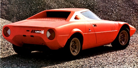 Lancia Statos HF Prototyp von 1971 - Heckansicht