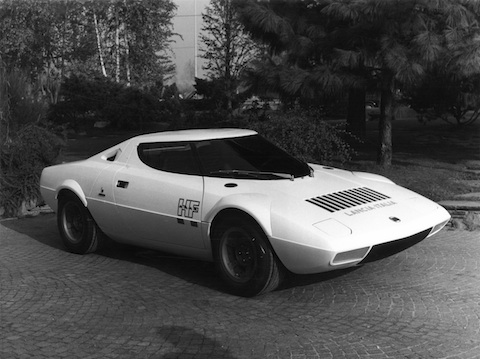 Lancia Statos HF Prototyp in Schwarzweiss