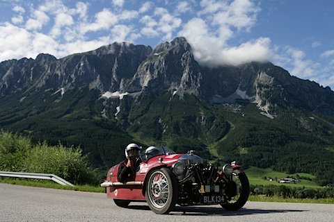 Morgan Threewheeler an der Ennstal-Classic 2012