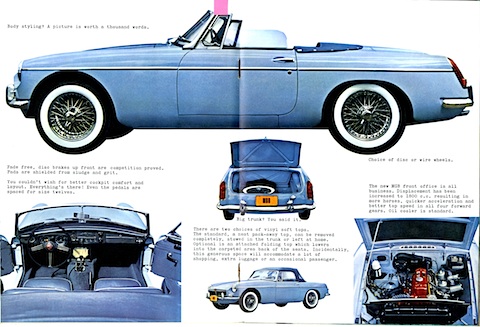 Werbung für den MG B in Form eines Briefes an die Redaktion in Road & Track 11/1962