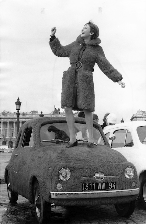 Fiat 500 im Bärenfell