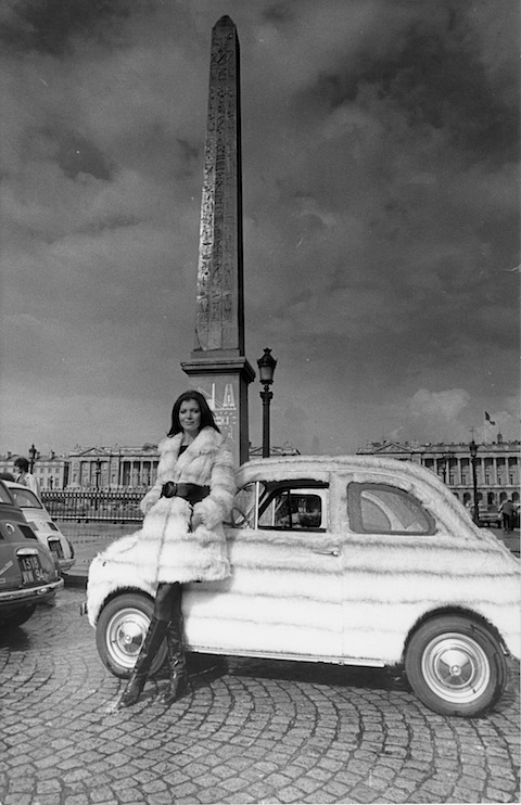 Fiat 500 im Nerz im Jahr 1968