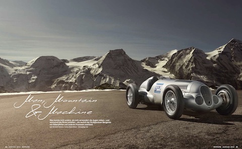 Mercedes W 125 am Grossglockner in Octane 2 2013