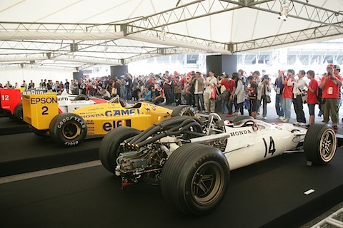 Honda RA300 und fünf weitere historische Honda-F1-Boliden