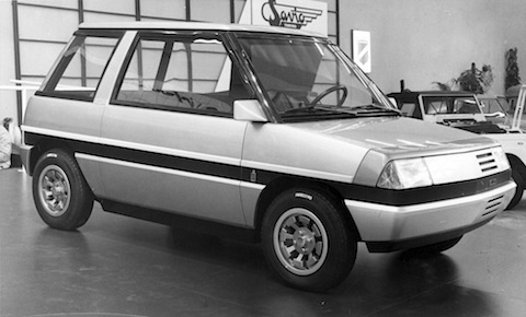 Elektroautomobil von Pininfarina in Kooperation mit Fiat gebaut im Jahr 1978