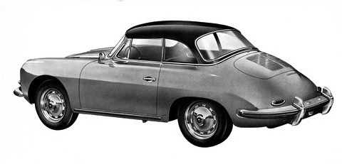 Porsche 356 mit Hardtop von 1962