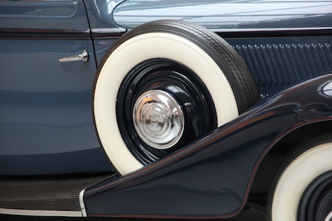 Reserverad an einem Horch