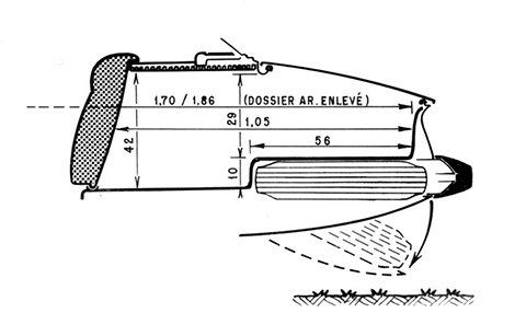 Reserverad beim Panhard 24 CT