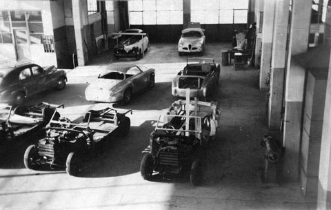 In den Räumen der Carrosserie Worblaufen Ramseier (© Archiv Gerhard Schröder)