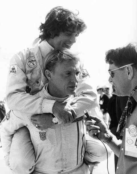 Dan Gurney und Francois Cevert 1970 in Sebring