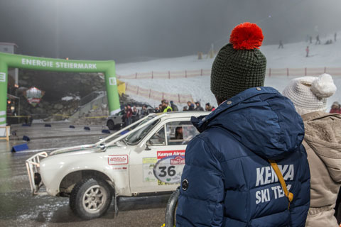 Kenya-Ski-Team an der Planai-Classic 2018 (© Daniel Reinhard)