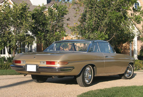 Heck des Cadillac Jacqueline von 1961, fotografiert von Bonhams im Jahr 2011