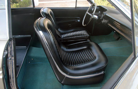 Interieur des Cadillac Jacqueline von 1961, fotografiert von Bonhams im Jahr 2011