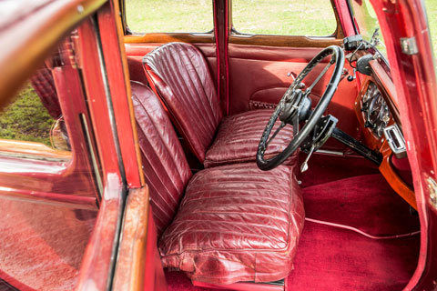 Interieur des Riley 9 Monaco Salloon 1936 (© Bonhams)
