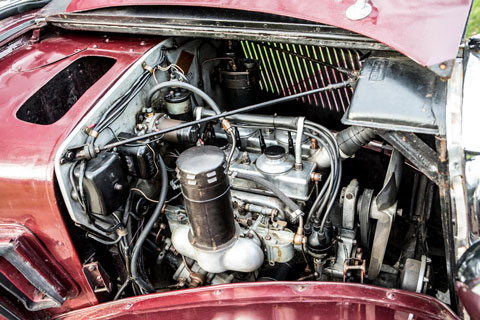 Motor des Riley 9 Monaco Salloon 1936 (© Bonhams)