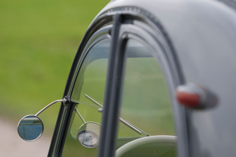 Rückspiegel Citroën 2 CV AZL von 1958