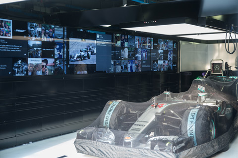 Moderne F1-Technik verhüllt (© Daniel Reinhard)