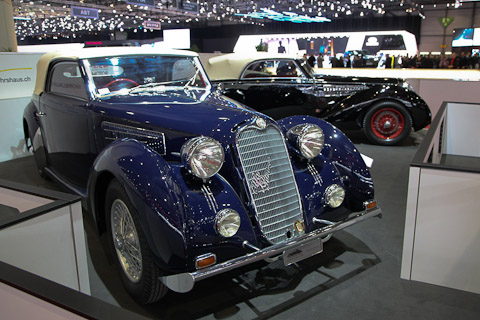 Alfa Romeo 8C 2300B Worblaufen von 1938 am Genfer Autosalon 2018 in der Sonderschau "Le retour du futur"