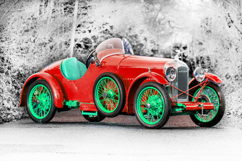 Amilcar CGSS nach der Restaurierung