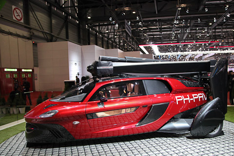 Hubschrauber-Auto am Genfer Autosalon 2018