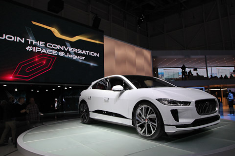 Jaguar I-Pace von 2018 am Genfer Autosalon 2018