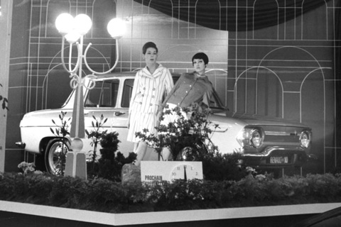 Renault 10 am Genfer Autosalon im Jahr 1967
