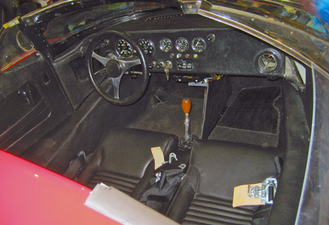 Interieur des Shelby Lone Star von 1967