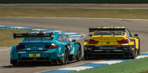 DTM 2018 in Hockenheim - Paffett gegen Glock (© Daniel Reinhard)