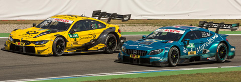 DTM 2018 in Hockenheim - Paffett gegen Glock (© Daniel Reinhard)