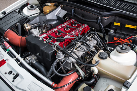 Motor des Ford Sierra RS500 Cosworth von 1987 (© Silverstone Auctions)