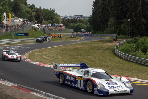 Porsche 956C und 919 Hybrid auf der Nordschleife (© Daniel Reinhard)