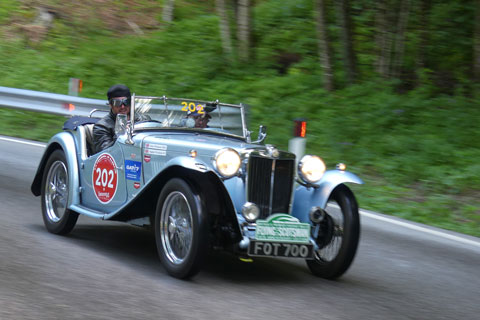 MG TC von 1948 - Leggenda di Bassano (© Günther Trautvetter)